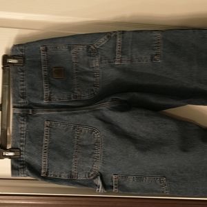 2 pairs of mens Carhartt cargo style jeans
